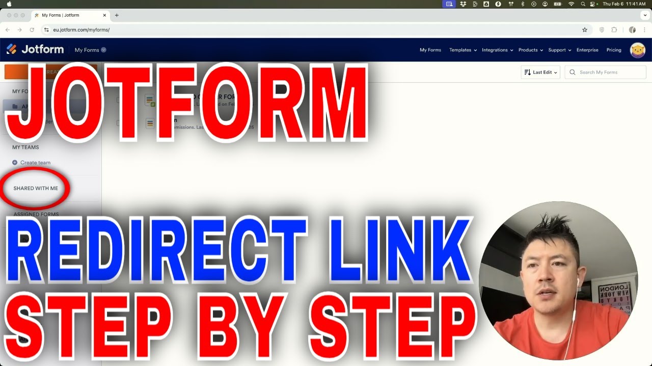 How To Redirect Link After JotForm Submitted🔴 - YouTube