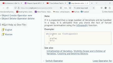 MQL4 MQL5 Course: What is a while loop?