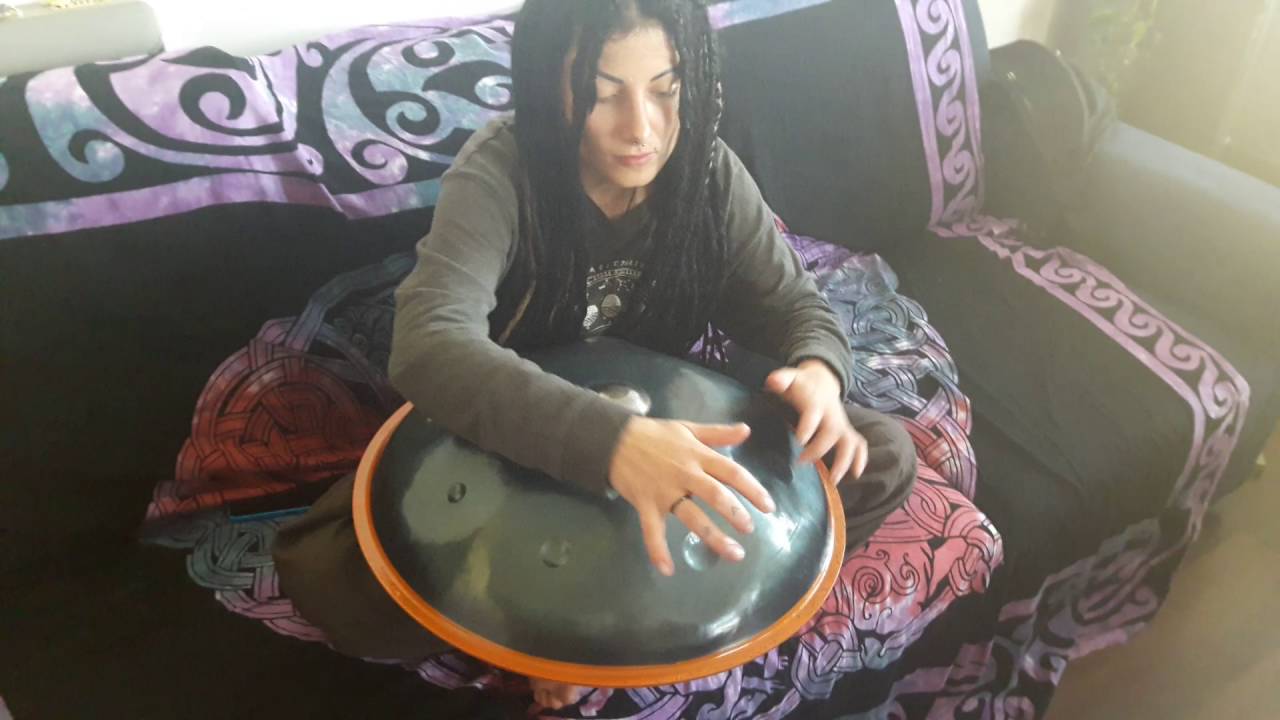 me playing Hang drum 432 Hz YouTube