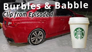Got FREE STARBUCKS trying to vlog in WRX during snowstorm!  #whatsthatsound