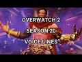 Overwatch 2 Season 20 (2025) - Voice Lines OW2