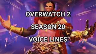 Overwatch 2 Season 20 (2025) - Voice Lines OW2