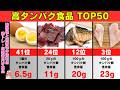 【保存版】タンパク質の多い食べ物TOP50【ランキング】