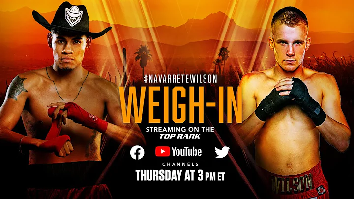 Emanuel Navarrete vs Liam Wilson | OFFICIAL WEIGH-IN