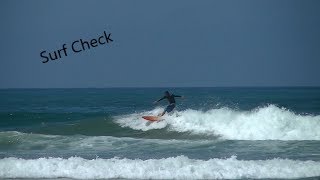Local surfers were dealing with overflow crowds from the "surfing
america" surfing event. at least it was a sunny day decent water temps
and fun waves a...
