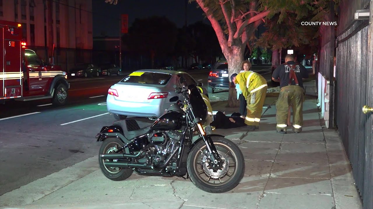 Motorcyclist Injured After Being Struck By Hit & Run Driver | Los ...