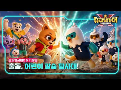 슈퍼탐사대X &amp; 키즈텐｜출동, 어린이 <strong>칼슘</strong> 탐사대!｜성장발달｜영양젤리｜슈퍼탐사대X : 테라피아의 전설
