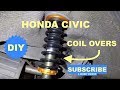 Honda Civic Coil over Instalation lower the car 2 to 3 inches