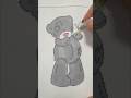 Teddy bear coloring #coloring #top #drawing #asmr #art #sketch #doodle #bear #cute #adorable #teddy