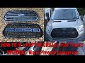 Comment installer une grille raptor  mise  niveau ford transit  mise  niveau de la calandre raptor  campingcar murvi pimento