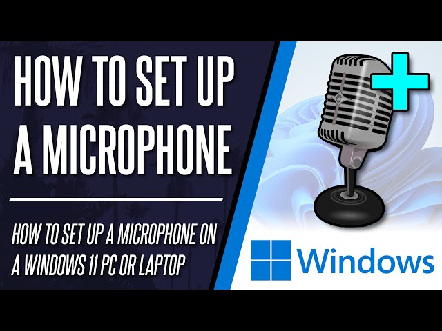 How to connect a microphone to PC via USB