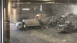 Phoenix AZ rear load  dumping its load!