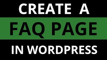 How to Add a Questions and Answers Page to WordPress | FAQ Page for WordPress