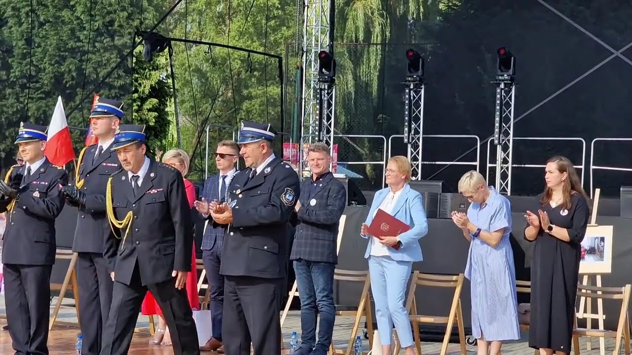 140 Lat OSP Dobrodzień Gutentag Katarzyna Skiba Burmistrz Dobrodzienia Agnieszką Hurnik 19.07.2024