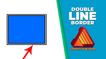 How to insert double line border to shape in affinity publisher