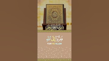 قال تعالى { ففروا إلى الله } بصوت القارئ أحمد النفيس - سورة الذاريات 💗 قرآن بصوت جميل