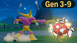 #263 Facade Animation Comparison: Gen 3 to Gen 9