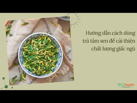 Video Hướng dẫn cách dùng trà tâm sen để cải thiện chất... - youtube