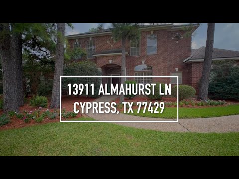 13911 Almahurst Ln, Cypress, TX home video tour