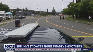 Police investigating three deadly shootings across Seattle | FOX 13 Seattle