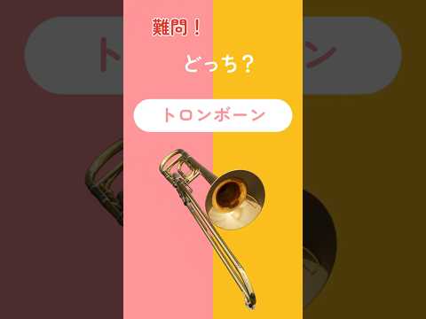 【伸和ピアノ】『管楽器弾き比べ』篇①　トロンボーンはどちらでしょう？