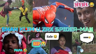 SHAH KLIM U ZRX SPIDER-MAN 🕷️🤣 // Madiang entertainment Group Funny video 🤣