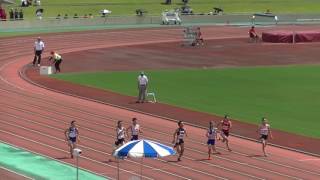 20170709_宮崎県選手権大会_少年B女子100m_予選2組