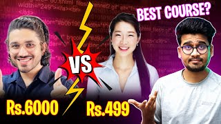 Apna College Web Development Vs Angela Yu Web Development Course Comparison