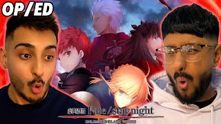 FIRST TIME REACTING TO Fate/stay night: Unlimited Blade Works OPENINGS/ENDINGS