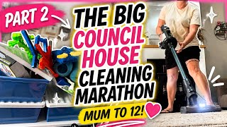 MEGA HOUSE RESET | PART 2 CLEAN MY COUNCIL HOUSE WITH ME | CLEANING MOTIVATION 