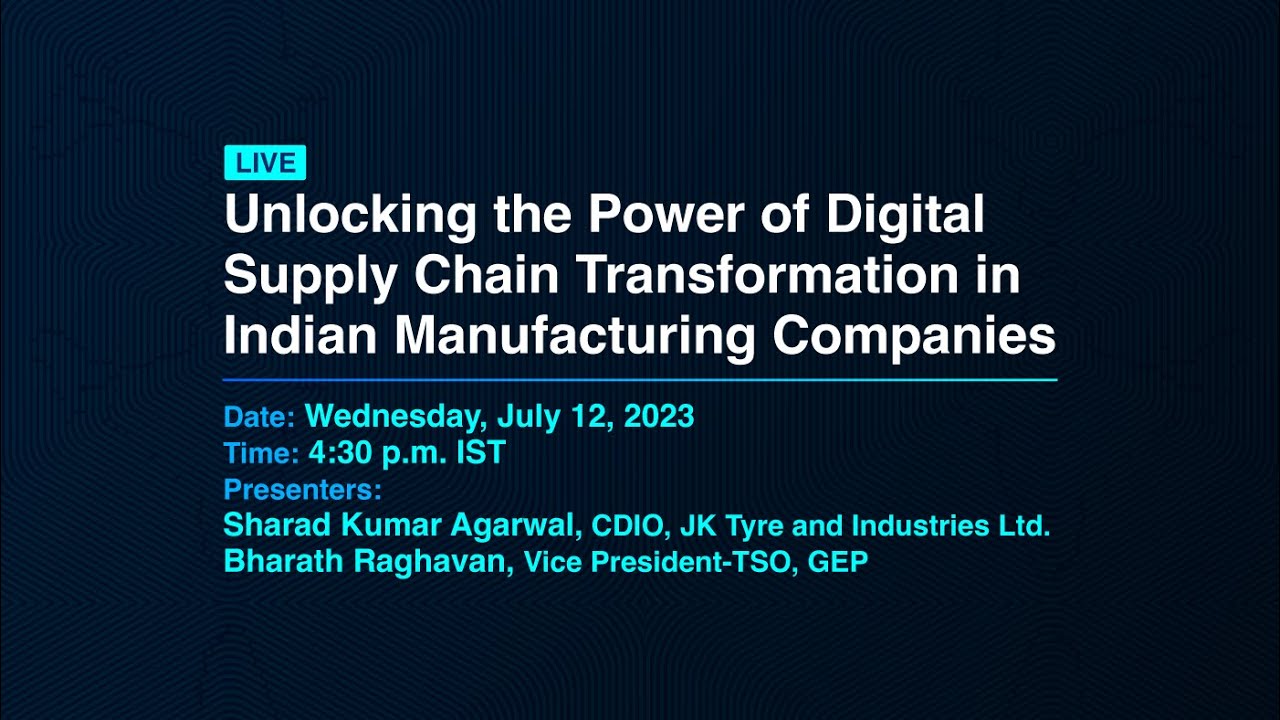 Unlocking the Power of Digital Supply Chain Transformation in Indian ...