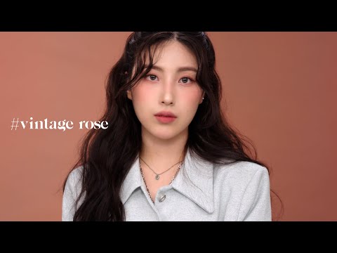 빈티지 감성의 로즈 : 이니스프리 #빈티지필터 팔레트로 한 메이크업 vintage <strong>rose</strong> make <strong>up</strong>