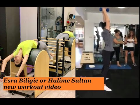 Esra Beligic or Halime Sultan workout | Dirilis Ertugral | new video