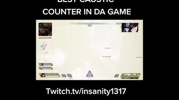 How to counter Caustic as WRAITH #Shorts