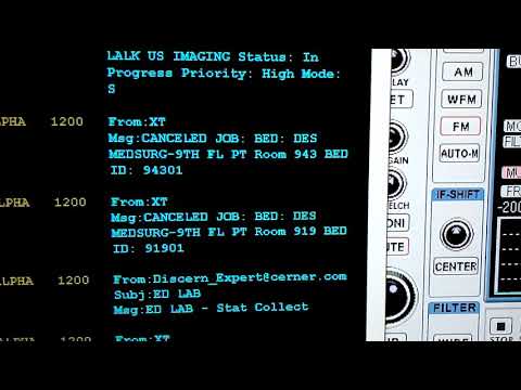 Decoding hospital paging system.