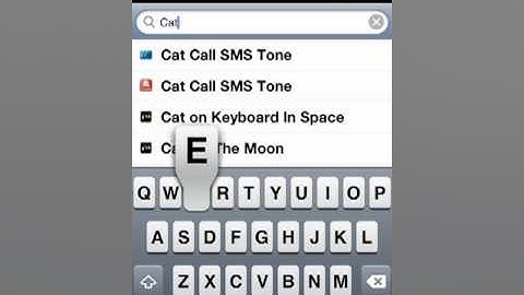 How to get categories on iphone or ipod touch.