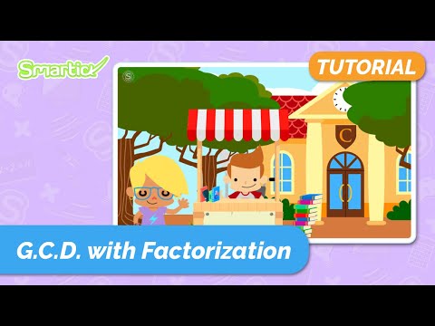 Greatest Common Divisor (GCD) with Factorization [FOR KIDS] - video from Smartick Education