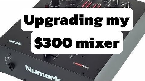 How to install an innofader to numark scratch mixer.