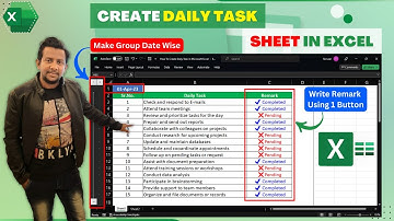 How to Create a Daily Task Sheet in Microsoft Excel (Step-by-Step Guide)