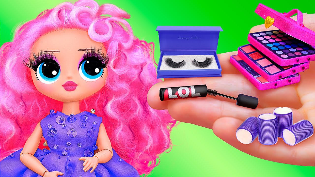 15 DIY Miniature Makeup for LOL Surprise - YouTube