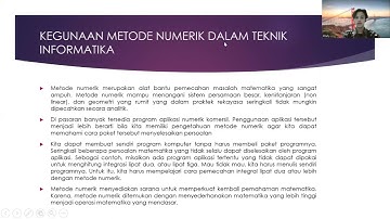 implementasi metode numerik dalam dunia informatika