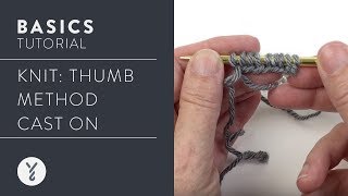 Knit: Thumb Method Cast On