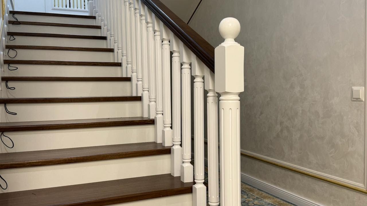 Yong'oq shpondan yasalgan yog'och zina | MDF zinalar yaxshimi ?