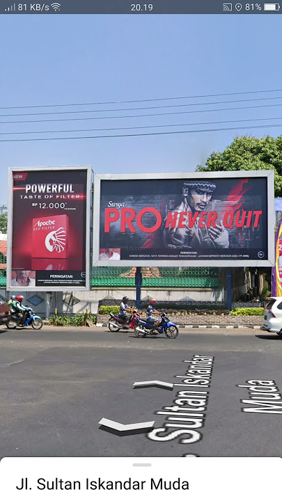 Billboard Rokok Apache Filter - Powerful Taste Of Filter & Surya PRO Never Quit (2019)