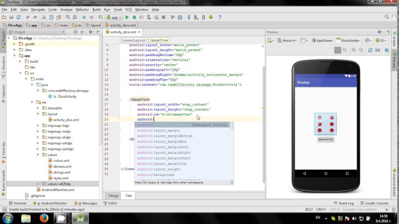 Android studio games