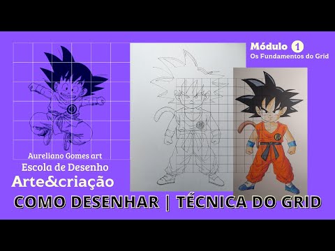 Como Desenhar o Goku. Com essa técnica de desenho utilizada…