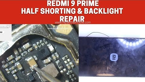 Redmi 9 Prime Backlight Solution