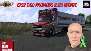 JBM Gaming LIVE - ETS2 1.60 Promods 2.83 Updates.