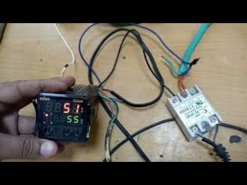 Heater Control By Selec Tc544 Temp Controller Youtube