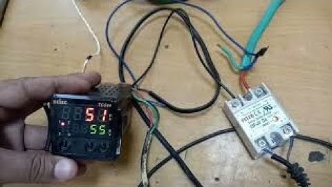 Heater control by SELEC TC544 Temp. Controller